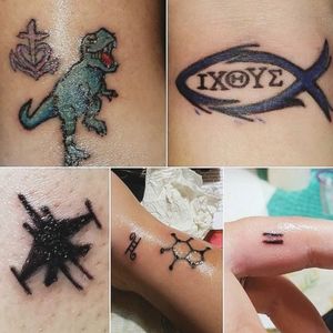 Multiple tattoo session