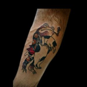 Ultimo del dia.. #tattoo #inked #ink #rana #gato #oriental #tattoooriental #tradicionaloriental #ranatattoo #gatotattoo #luchotattoo #luchotattooer #pergamino