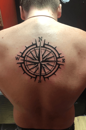 Little nautical compass homeboys first tattoo