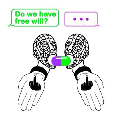 Do we have free will? Are you sure that the decisions taken by you are so independent and so independent? How do you know that the future is not predetermined, and that there really were alternatives to the choice? Could we make any other choice at all, given the environmental conditions - the situation, the environment, people, genetics? Has your choice been made at the time of the big bang, and everything is just developing according to the set scenario, and the future is only one, and there are no alternative ones? What if we are just agents of the program that executes the code, and the blue and red pill is just an illusion of a choice that has already been made for us? #Anna #PomDeterminism #handpoketattoo #handpoke #stickandpoke #cyberpunk #cyber #surrealism #linework #dotwork #strange #weird #unique #philosophy