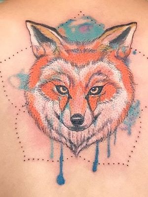 Fox/Geometric  Back Piece