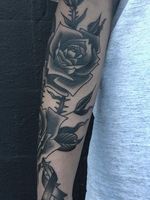 Black and Grey Traditional Roses
