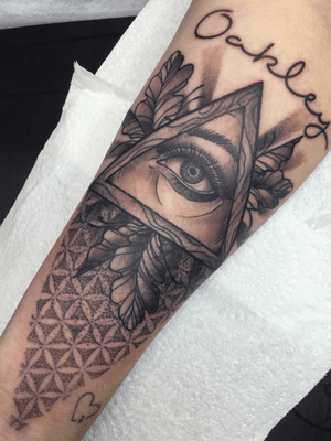 All seeing eye by @tattooed_af