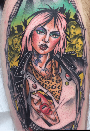 Tattoo uploaded by Guen Douglas • Punk rock girl ❤️ • Tattoodo