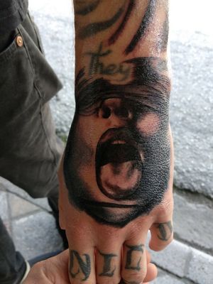 Fresh fist tattoo