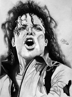 Michael Jackson Portrait Sketch