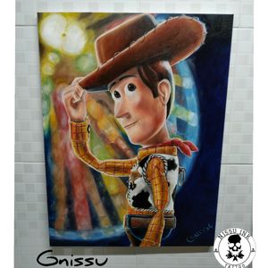 #Toystory #wood#oilpainting