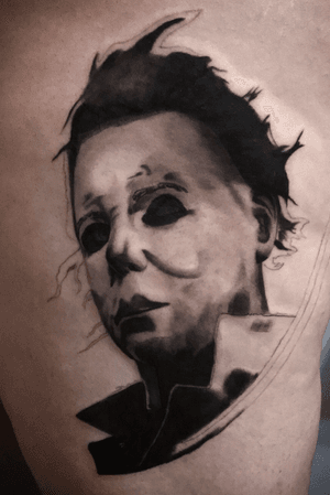 First session on this michael myers portrait 