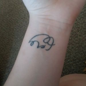 Elephant symbolizing strength