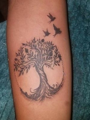 Tree Cycle 4.5inch tattoo 6k 