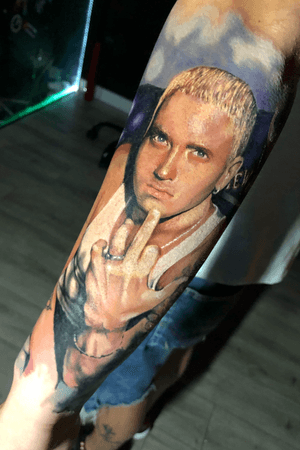 Tattoo realista Eminem 