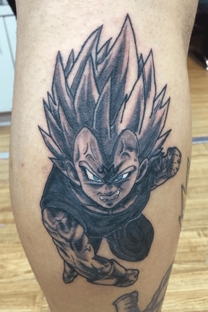 Majin Vegeta from when I first started tattooing.