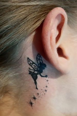 Tinkerbell behind the ear