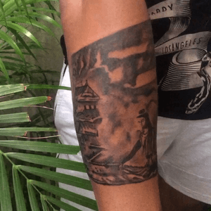 Lord Shiva wrist band tattoo