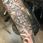 Work in progress on this sleeve