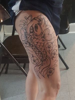 First part of my koi fish