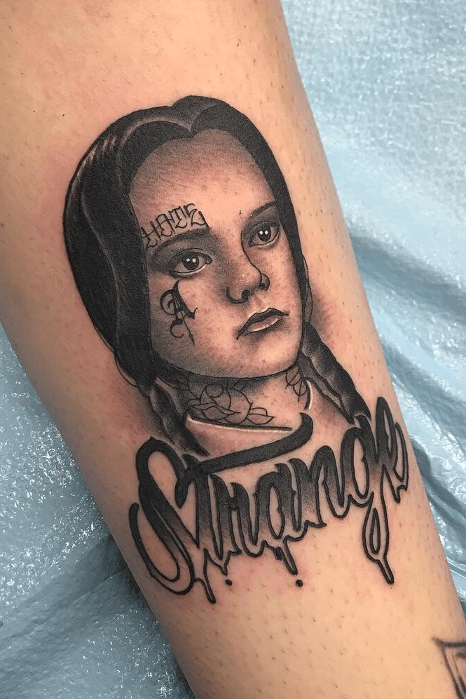 Wednesday Addams by Dżudi Bazgrole  Tattoogridnet
