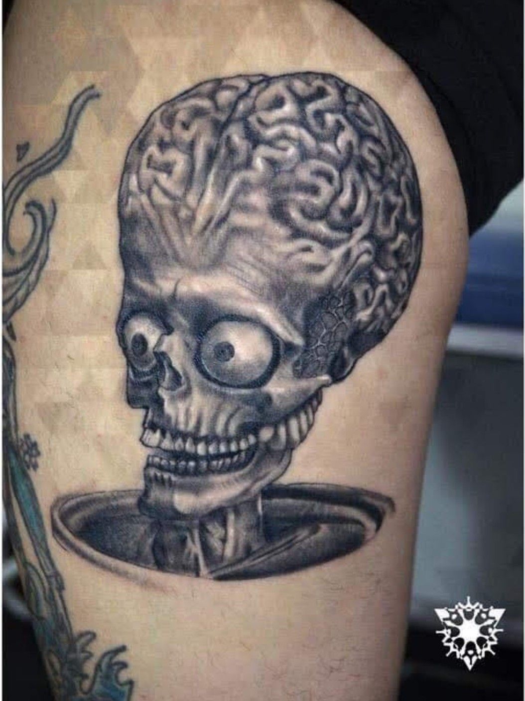 Mars Attacks by Josh Grable at West Loop Tattoo Collective Chicago  r tattoos