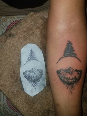 Tree for Nature 4.5inch tattoo 6k 