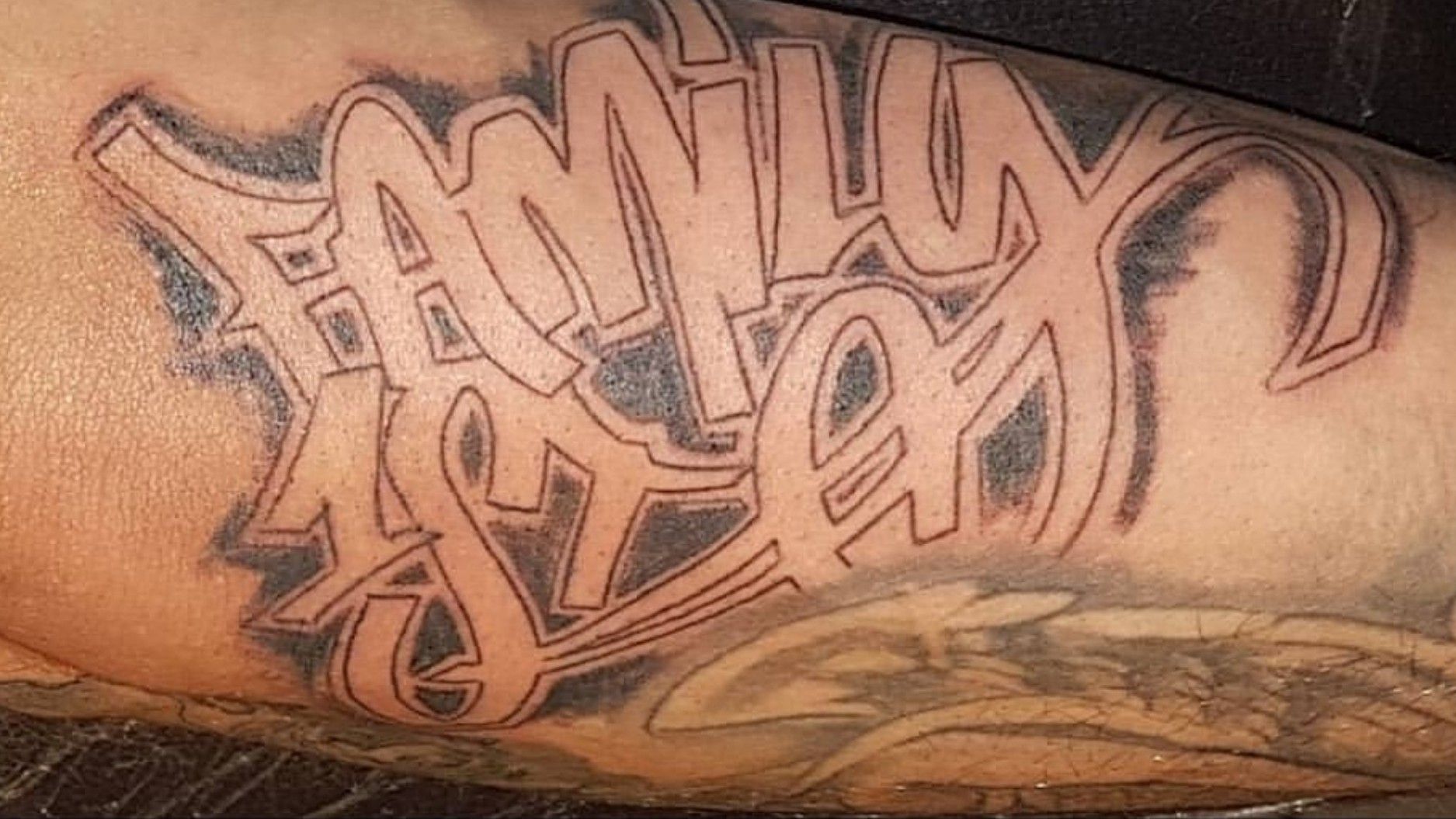 Your Custom Chicano Lettering - Tattoo Design – Brushestock, image size:1875x1055