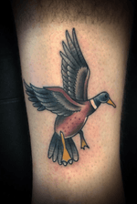 Duck tattoo on the Ankle
