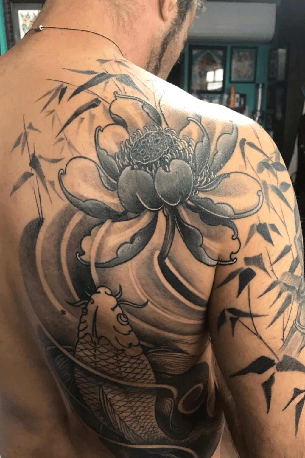 japanese lotus tattoo design