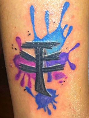 Aquarelle, watercolor tattoo 