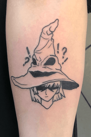 Harry Potter Anime Tattoo on the Forearm