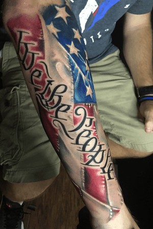 American flag from ohiladelphia tattoo collective 