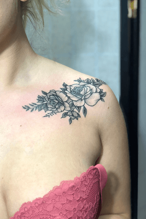 Flowers with whip shading