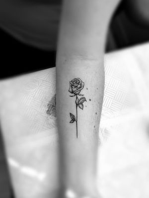 Tattoo#rosetattoo#black#
