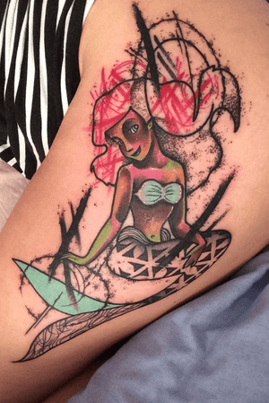 Sassy Mermaid by Little Andy Tattoo - graveyardtattoos - Hartfordshire