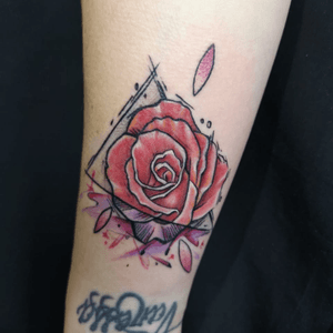 Rosa acuarela / rose watercolor 