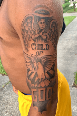 Child of GOD quarter sleeve from the other day 