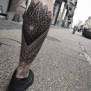 Tattoo uploaded by Alex • Mandala Sleeve Tattoo #sleevetattoo #sleeve #leg  #legtattoo #mandala #mandalatattoo #blackwork #blackworktattoo #ideia •  Tattoodo