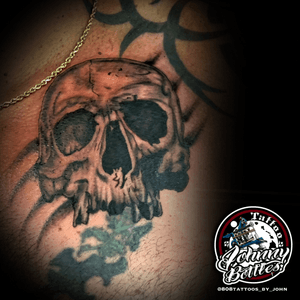 Skull Tattoo I Did 
