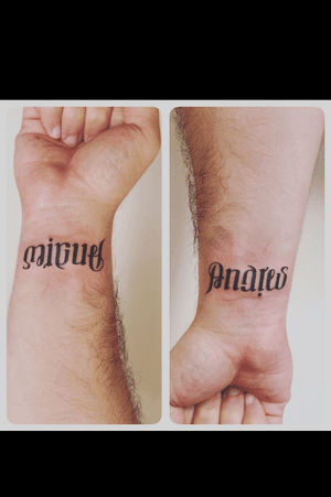 Miguel Andres #ambigram