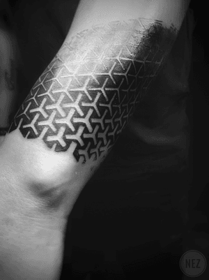 Custom geometric sleeve. Designed by me. Done by me. 