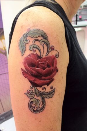 Tattoo uploaded by Laetitia Coleman • Heart shaped rose • Tattoodo Tattoo uploaded by Laetitia Coleman • Heart shaped rose • Tattoodo