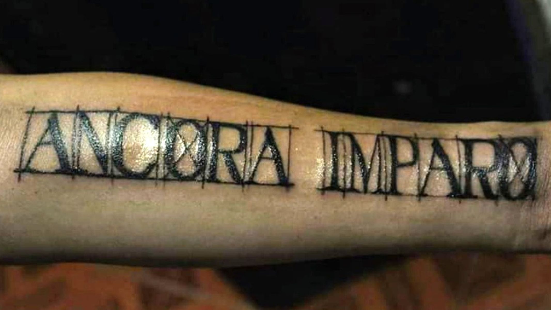 Tattoo uploaded by Achilles Ink • Ancora Imparo tattoo • Tattoodo