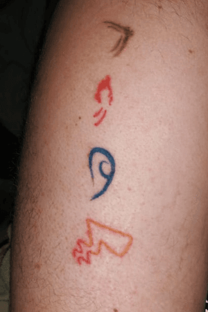Pokemon tattoo on upper arm 