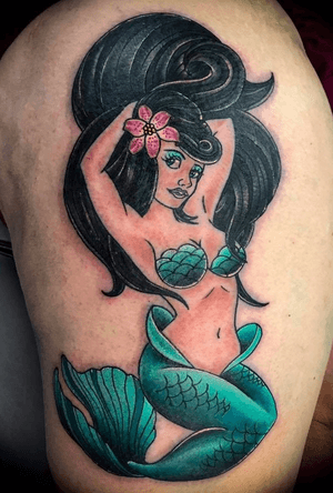 Colorful mermaid 