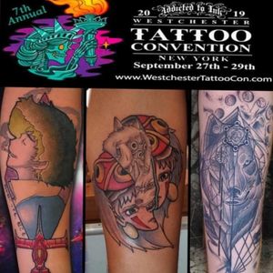 Will be attending the Westchester Tattoo Convention this September 27-29th. Email me to Darkworks90@gmail.com in order to book an appointment. It's going to be a lit 3 day weekend#conventions #nyc #westchesterny #nyctattooer #nyctattoos #tattooexpo #westchesterconvention2019 #anime #geometrictattoo #blackworkers #mangatattoos #crackedheadz #gamerink #gamertattoos #color #whipshaded 