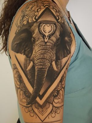 Elephant mandala