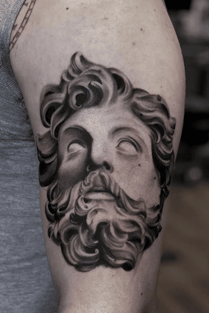 Zeus ancient Greek statue done to my favorite Greek client with much love!   Thank you for your trust