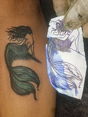 Mermaid tattoo 6k 