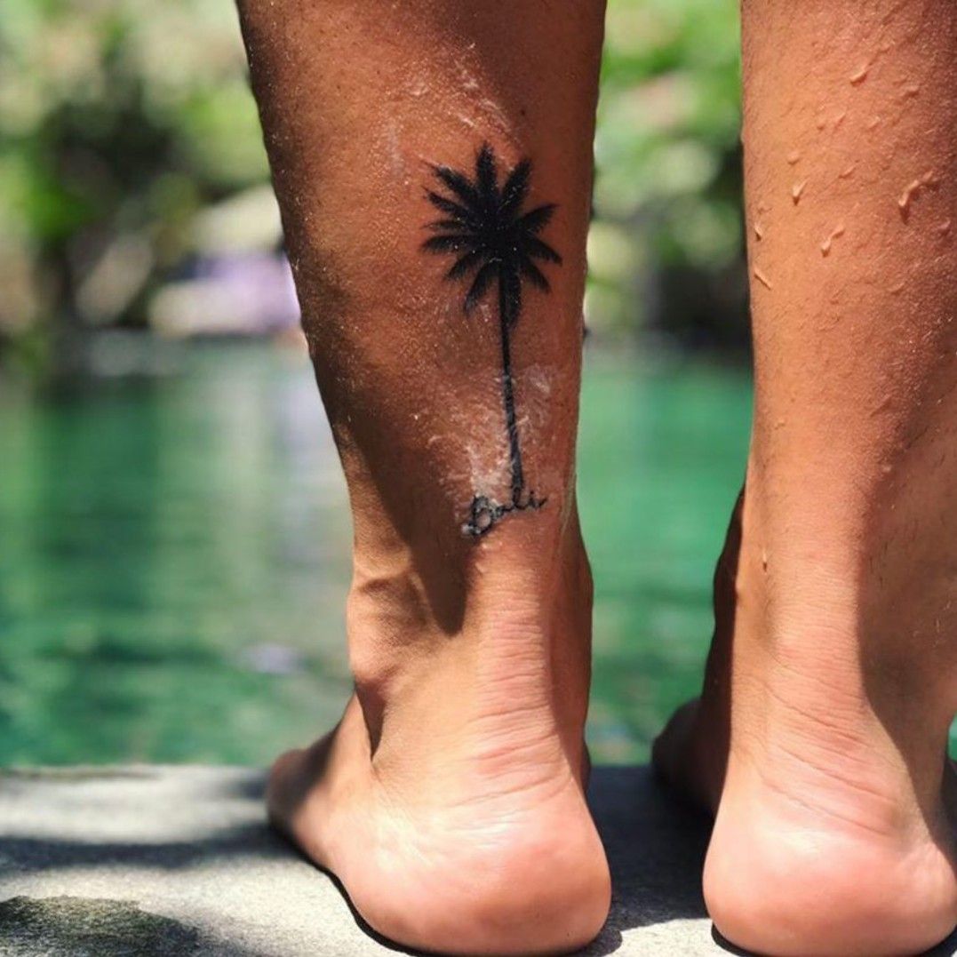 Mini Tattoos on Twitter Palm tree tattoo httptcoISrbTnDtOI  X