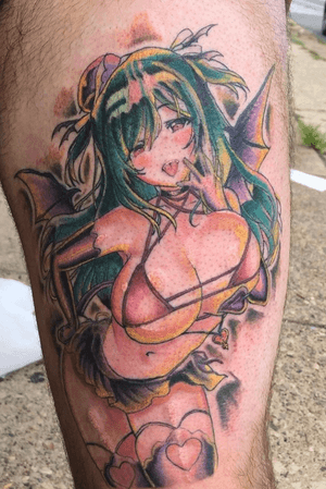 #anime #animetattoo #animeinspired #hentai #illustrative #character #color #colorful #ColorfulTattoos #kawaii #kawaiitattoo #japanese #japan #japanesetattoo #Gothic #Goth 
