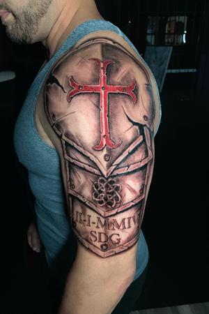Body Armor tattoo I did on my client a few months ago.