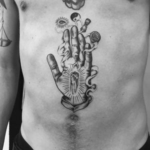 HAPPY FRIDAY THE 13TH . . . Killer sternum piece done by @nikita.jaded on our European home-boy Dario. , , , WALK-INS WELCOME Call - 021 422 2963 Email - info@kakluckytattoos.com . . . #tattoos #art #capetown #kakluckytattoos #tattooartist #tattoosofig #crispy #neotrad #traditionaltattoos #balmtattoo #flashheal #custom #customtattoos #mood #love #kaapstad #420 #fridaythethirteenth #blackmagic #blackwork #neotrad